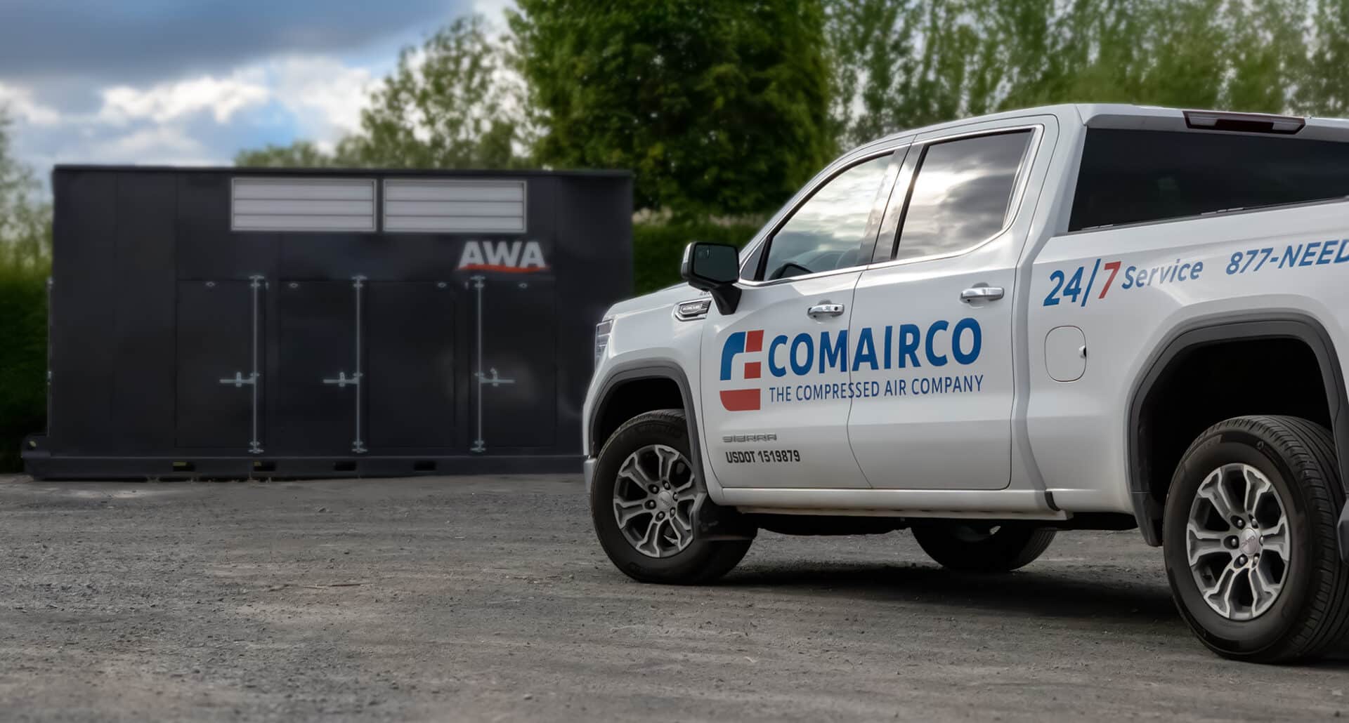 Compressed-air-service-fleet